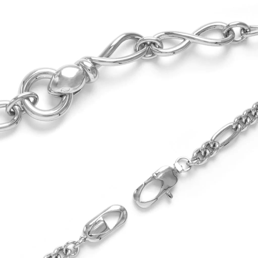 Symbols Serpent Necklace - Silver