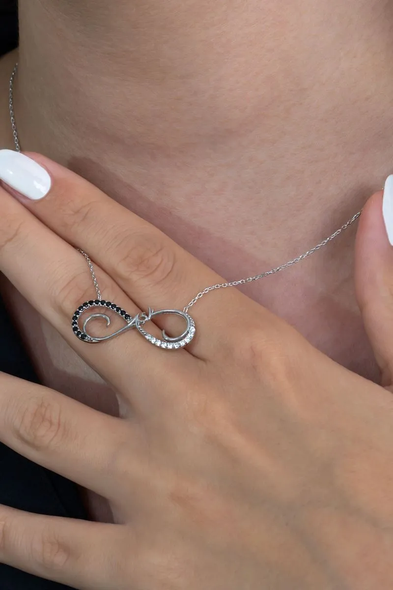 Taki | Infinite Love Ladies Silver Necklace Valentine Gift
