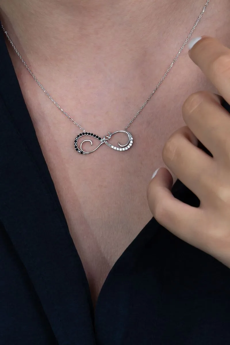 Taki | Infinite Love Ladies Silver Necklace Valentine Gift