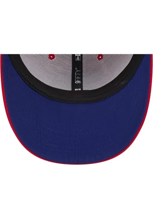 Texas Rangers 2024 Clubhouse Alternate Logo PRO 9FIFTY Adjustable Snapback - RED