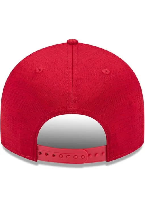 Texas Rangers 2024 Clubhouse Alternate Logo PRO 9FIFTY Adjustable Snapback - RED
