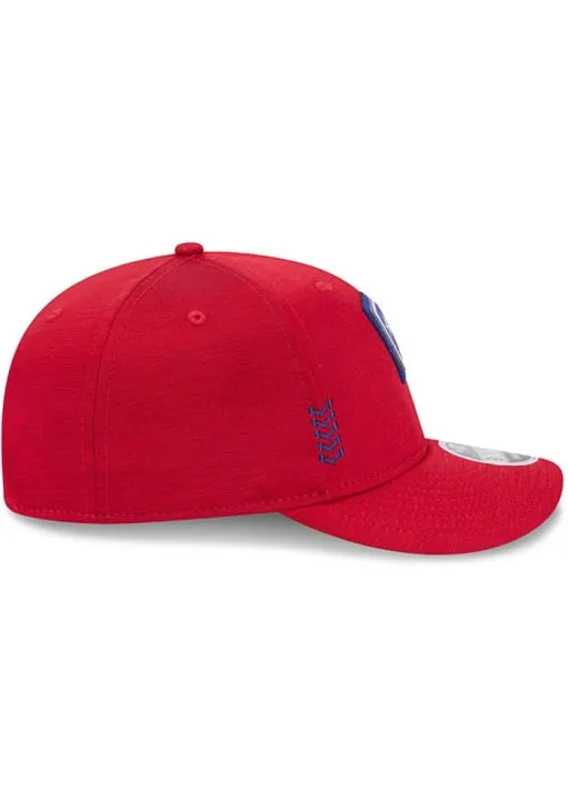 Texas Rangers 2024 Clubhouse Alternate Logo PRO 9FIFTY Adjustable Snapback - RED