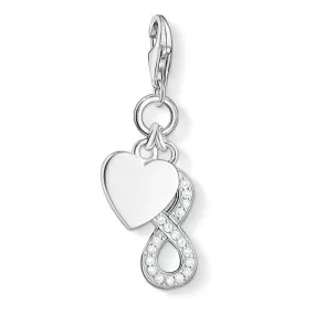 Thomas Sabo Charm Club Silver Infinity White Charm 1248-051-14