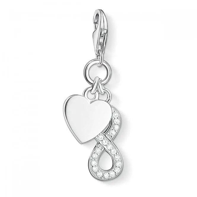 Thomas Sabo Charm Club Silver Infinity White Charm 1248-051-14