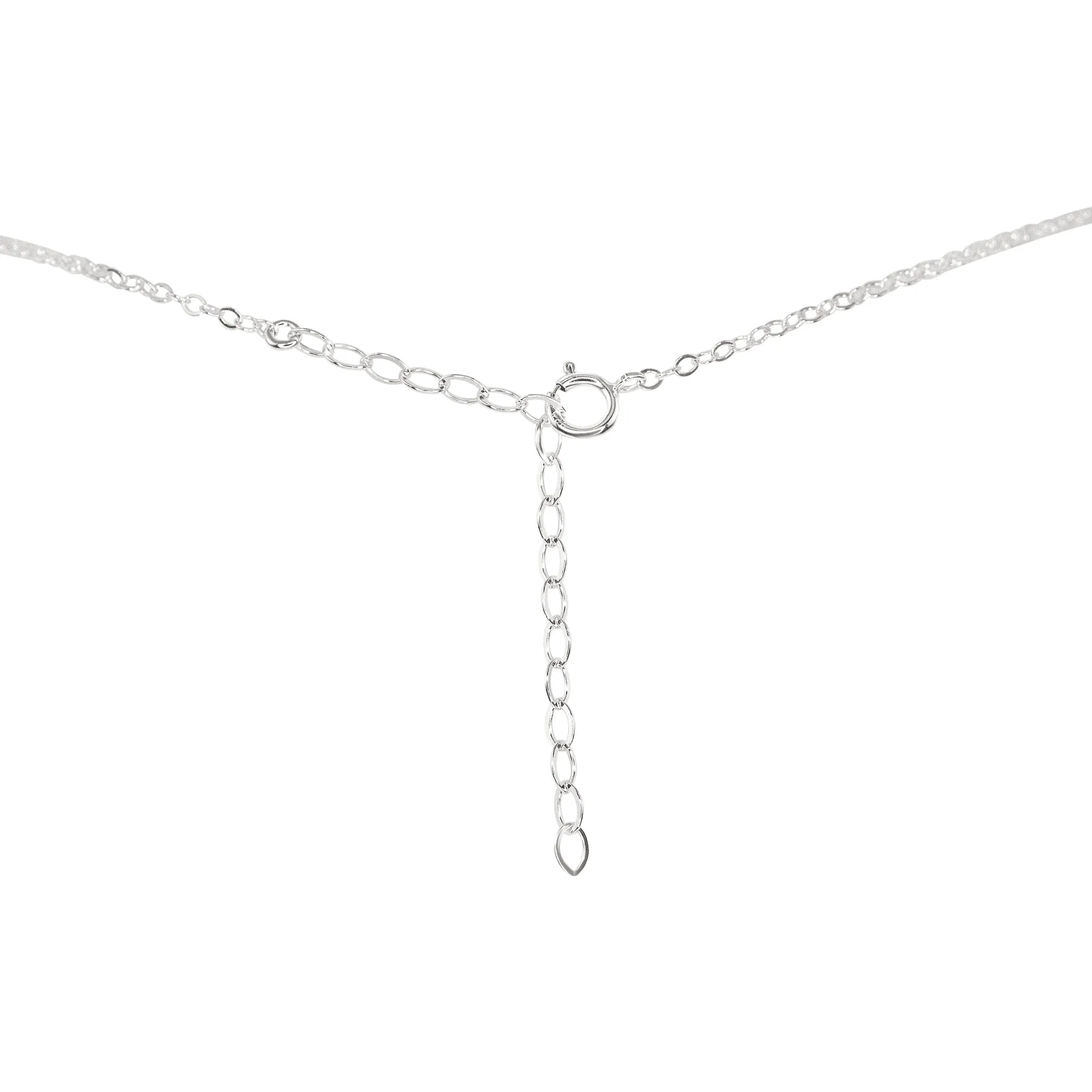 Tiny Raw Amazonite Crystal Pendant Necklace