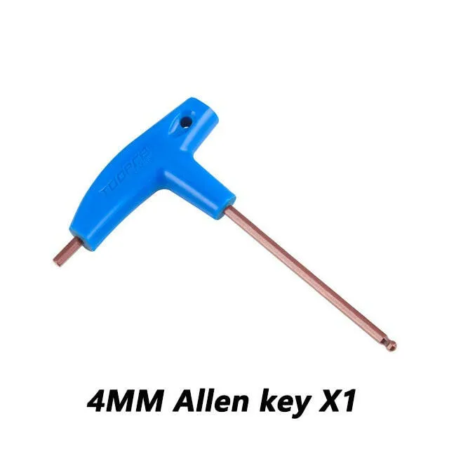 TOOPRE MTB Road Bicycle Allen Key T-Type PP Plastic Handle T25 Wrench S2 Tool Set 3mm 4mm 5mm 6mm Wrench Tools Bike Repair Kit
