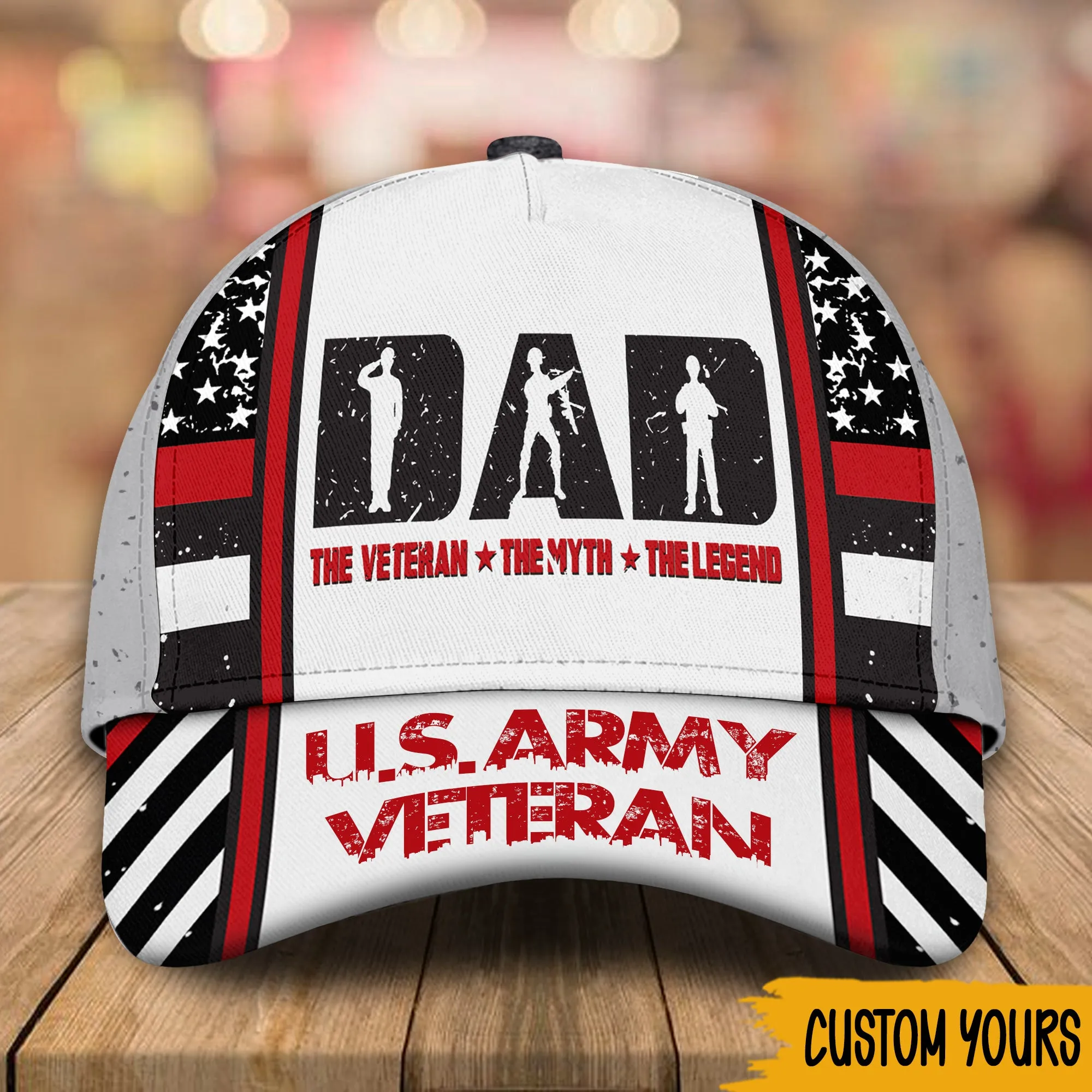 Veteran Custom Cap The Veteran The Myth The Legend Personalized Gift
