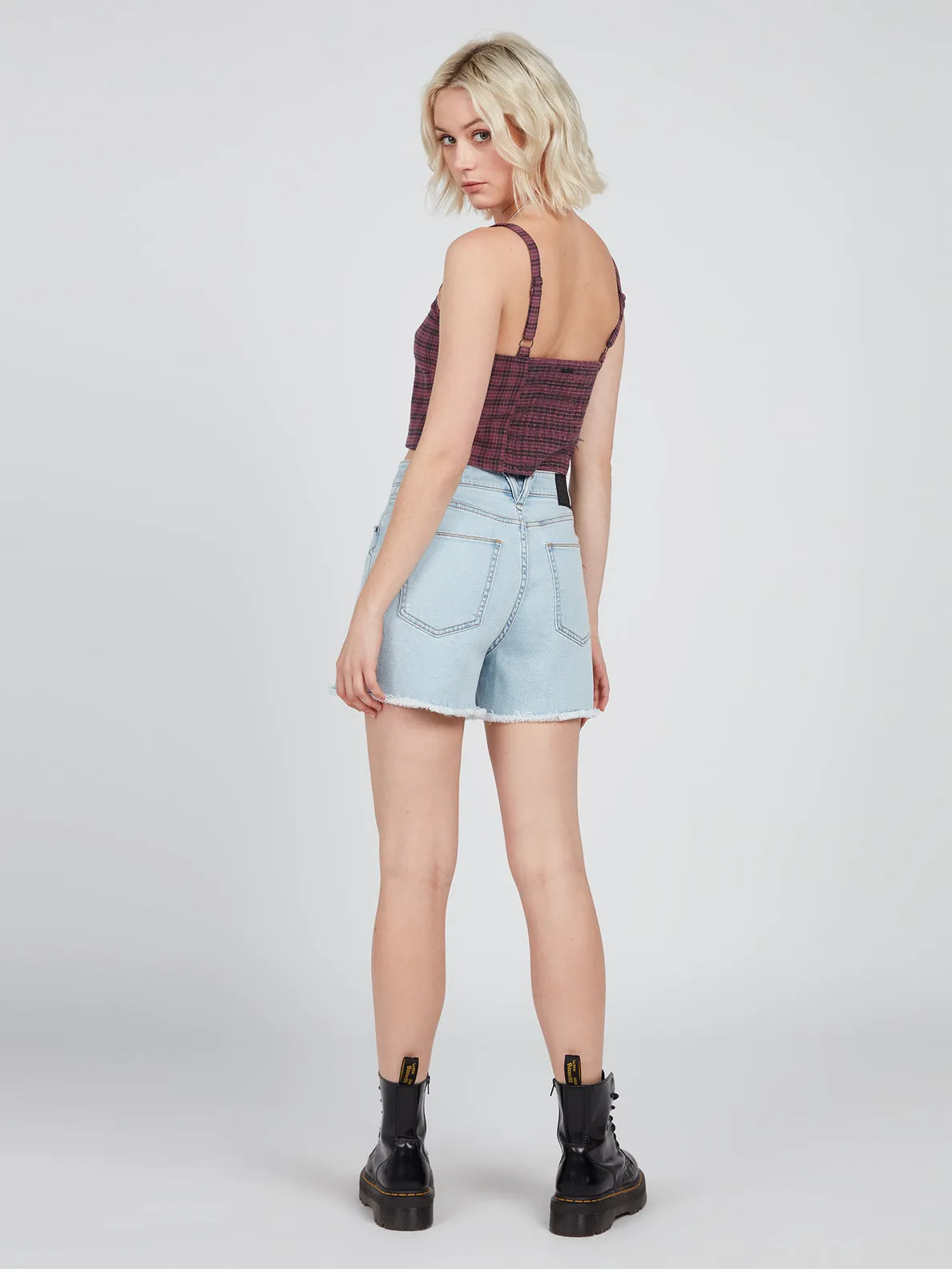 Volcom Chiccheck Urself Top - Eggplant