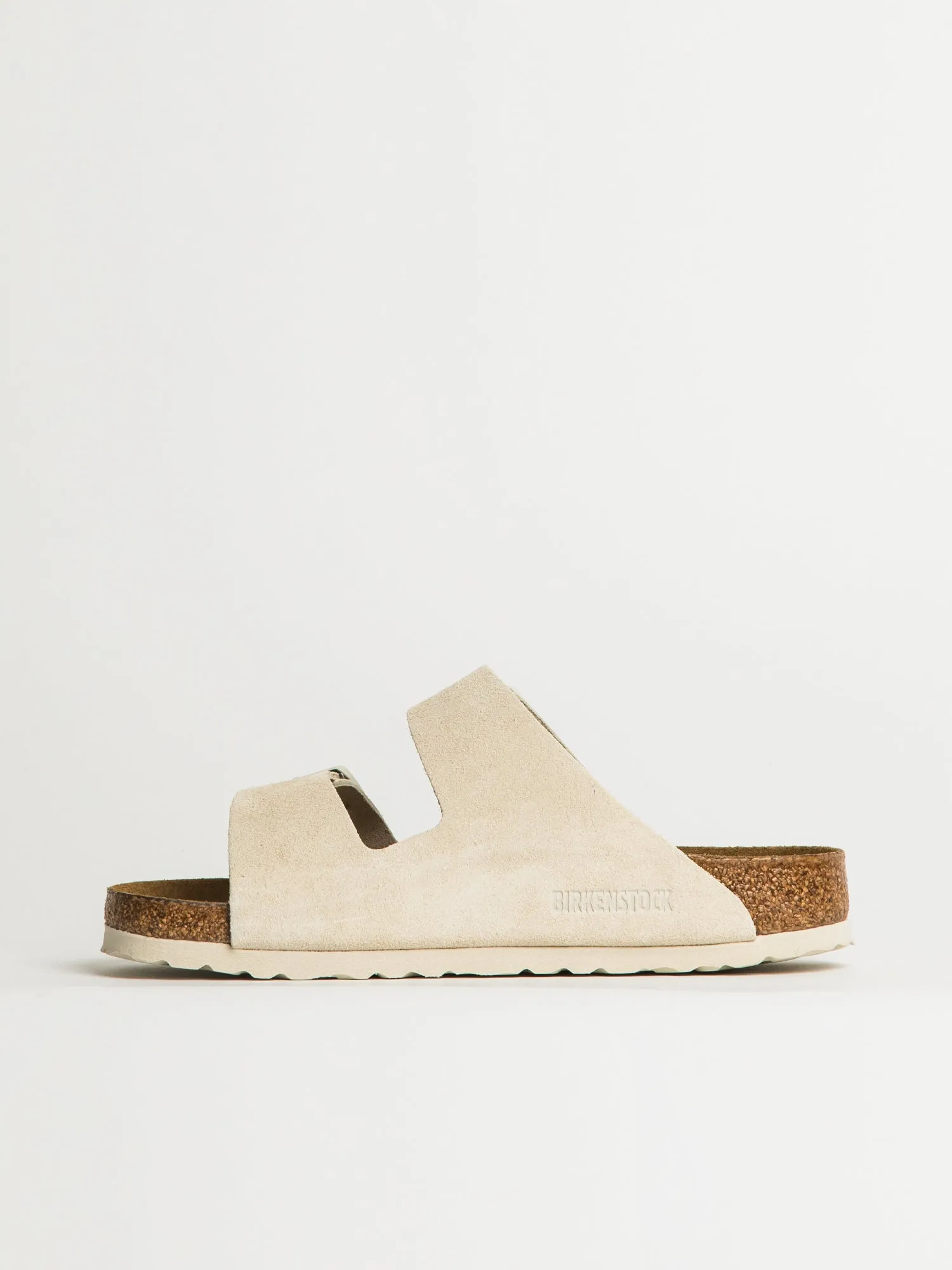 WOMENS BIRKENSTOCK ARIZONA SOFT FOOTBED SUEDE SANDALS