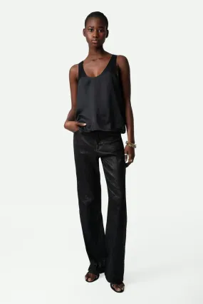 Zadig & Voltaire Carys Satin Camisole Top