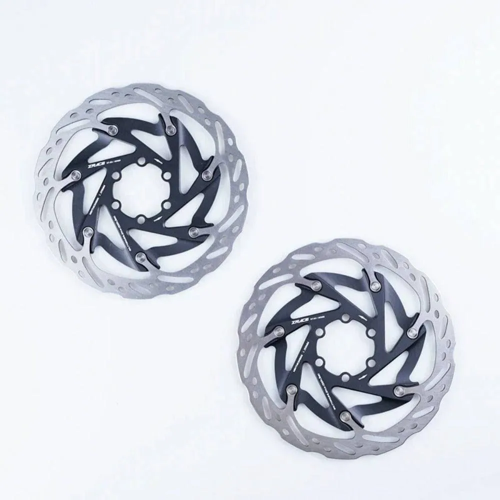 ZRACE RT-RX 6 Screw Disc Rotor, Ultralight Strong heat dissipation floating rotor 160mm Road disc brake