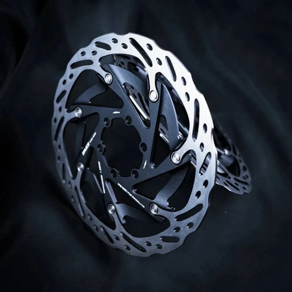 ZRACE RT-RX 6 Screw Disc Rotor, Ultralight Strong heat dissipation floating rotor 160mm Road disc brake