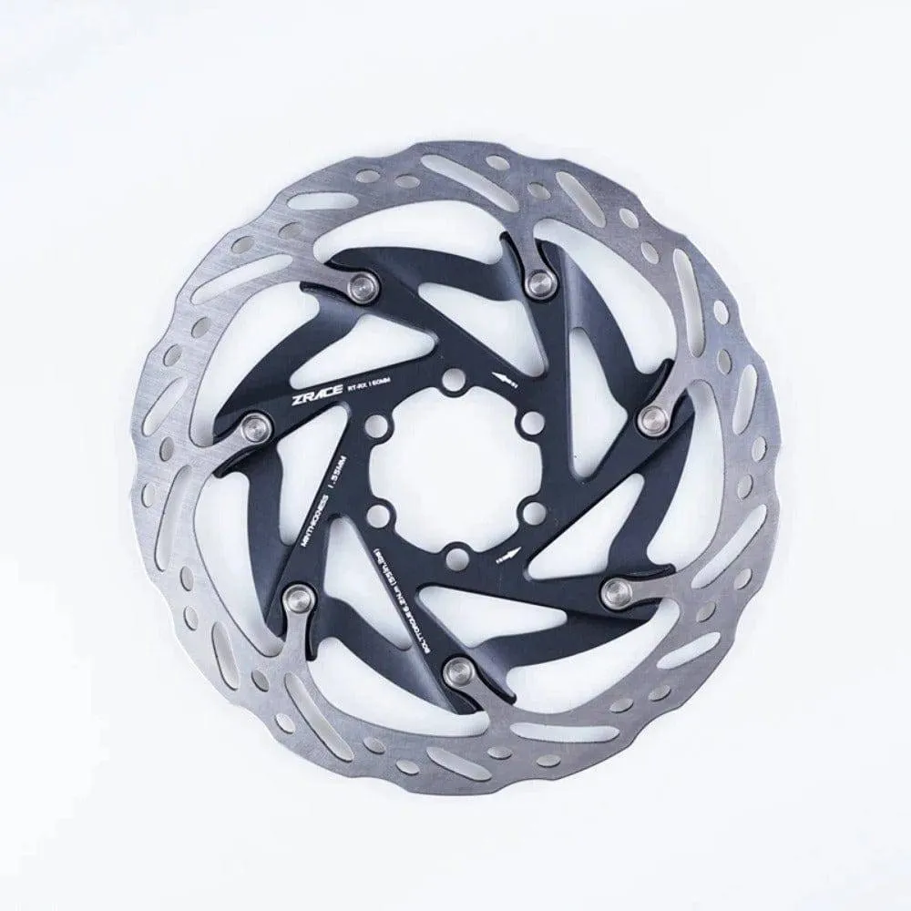ZRACE RT-RX 6 Screw Disc Rotor, Ultralight Strong heat dissipation floating rotor 160mm Road disc brake