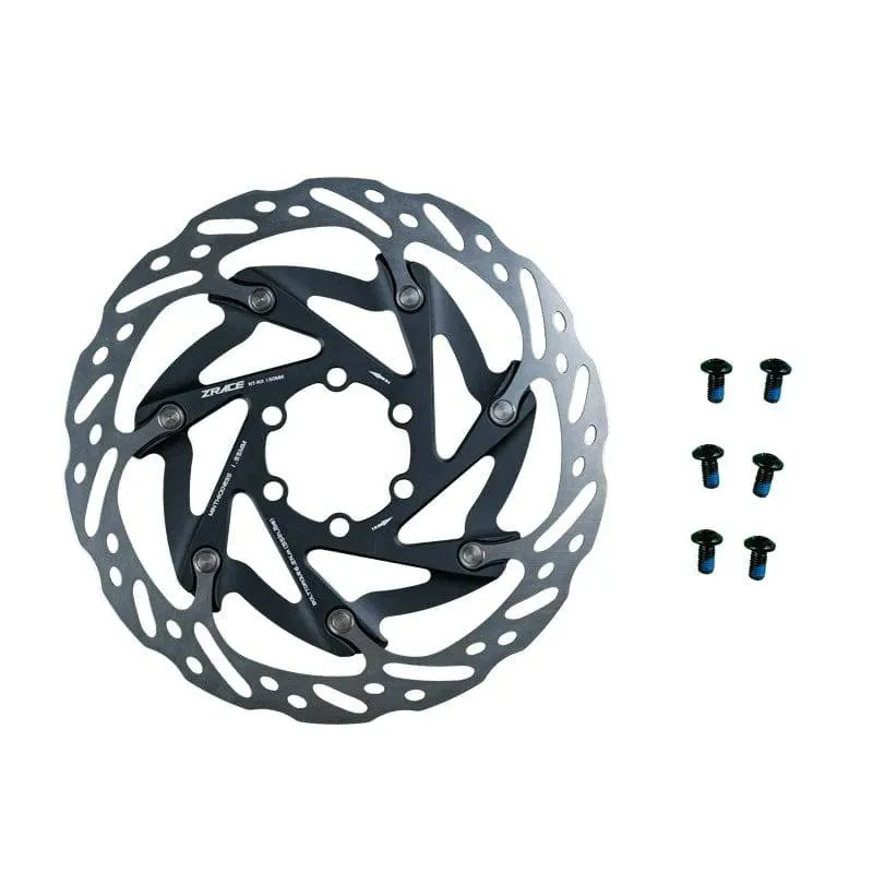 ZRACE RT-RX 6 Screw Disc Rotor, Ultralight Strong heat dissipation floating rotor 160mm Road disc brake